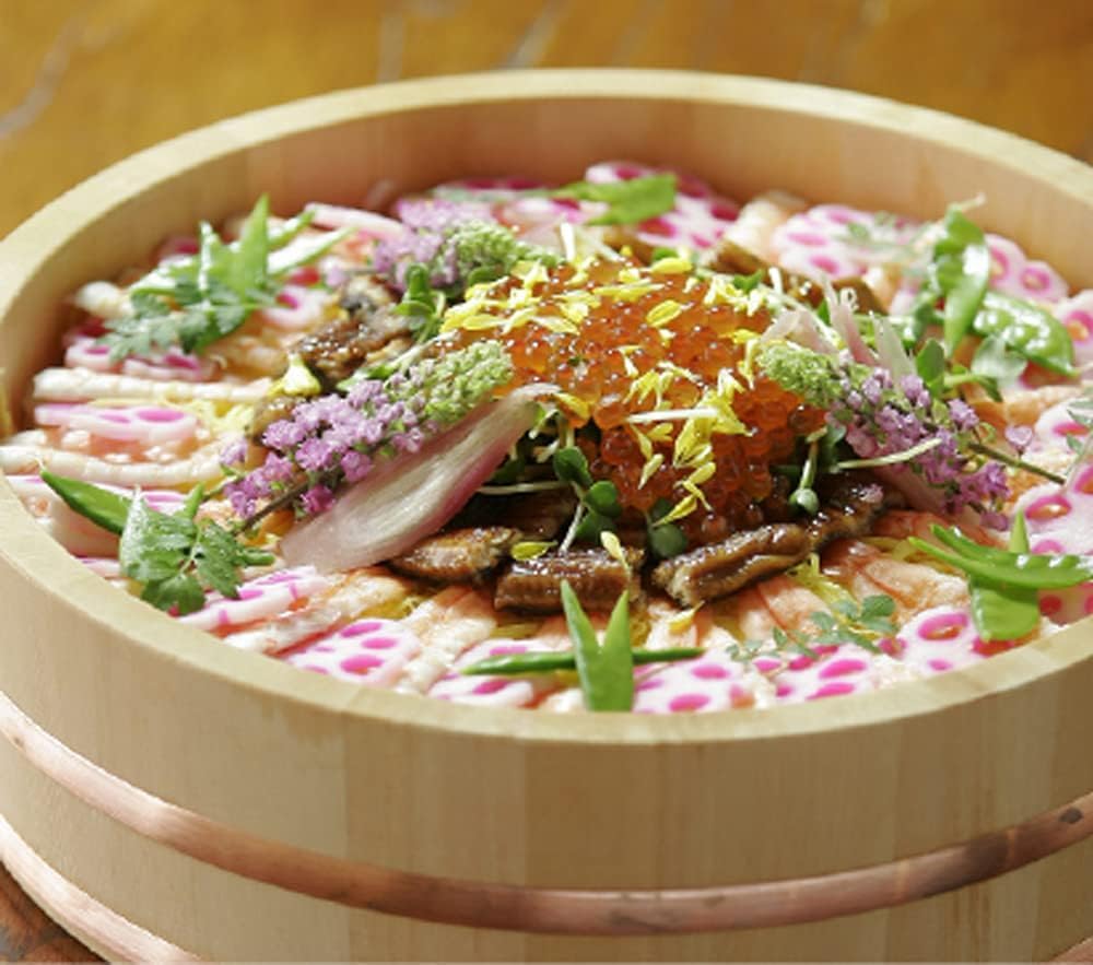 JapanBargain 2150  Japanese Wooden Hangiri Sushi Rice Mixing Bowl Tub for Sushi Restaurant Sushi Oke Sawara Cypress Wood 28-1/4 inches Diameter Made in Japan (72 cm)